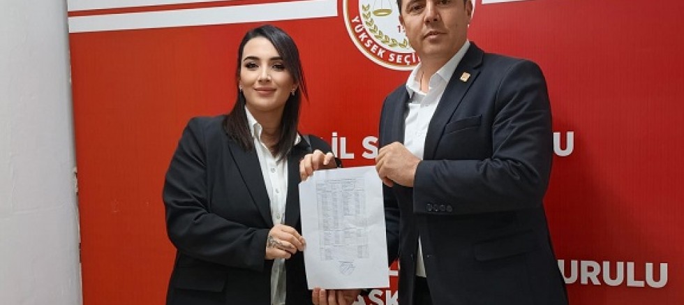CHP AĞRI İL BAŞKANI ALİ BAYRAM  GÜVEN TAZELEDİ.