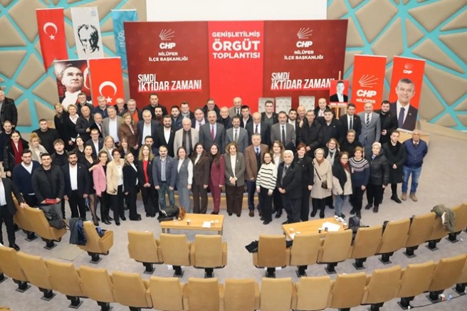 CHP Nilüfer’de Genişletilmiş Örgüt Toplantısı: Demokrasi, Dayanışma ve Mücadele Vurgusu