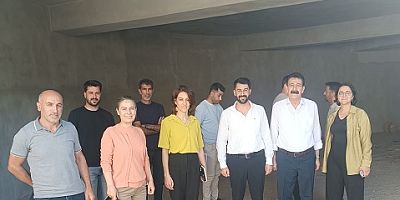 AĞRI BELEDİYESİ EŞ BAŞKANLARI SAHA ÇALIŞMALARINI YERİNDE TAKİP EDİYOR