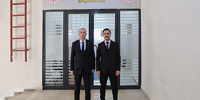 Ağrı Milli Eğitim Müdürü Kökrek, İdare Mahkemesi Başkanı Seydibey’i ziyaret etti