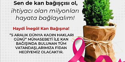 Dünya Kadın Hakları Gününe Özel Kan Bağış Kampanyası Düzenlenecek